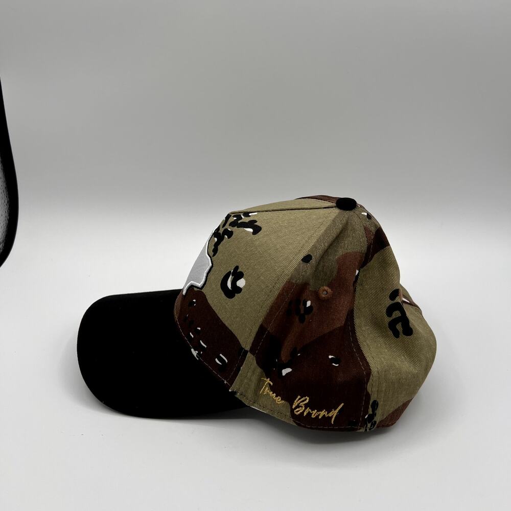 TRUE BRAND Camo TX State Snapback Hat